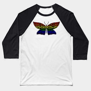 Swirls and Silk - LGBTQ Flag Baseball T-Shirt